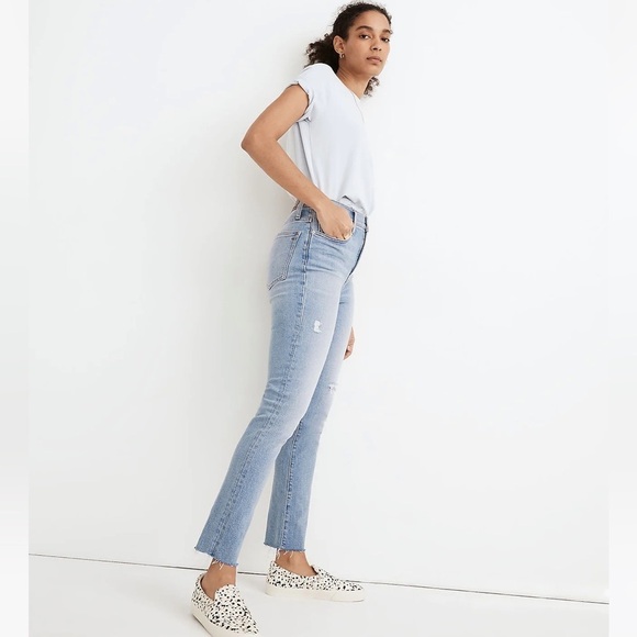 Madewell | The Perfect Vinatge Jean In Coffey Wash: Worn In Edition Size 30 - Picture 12 of 16